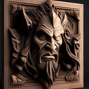 3D model Warcraft 3 The Frozen Throne game (STL)